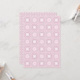 Convites Papel Scrapbook do Azulejo Confetti para Rosa impr