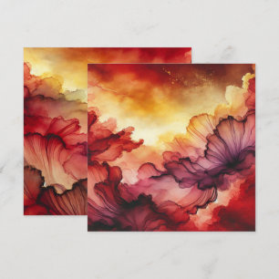 Convites Papel Scrapbook para álcool sunset de queda impres