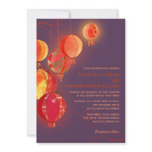 Papel Vermelho Lanterna Casamento Roxo
