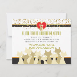 Convites Papelaria de Casamento Cool Cats