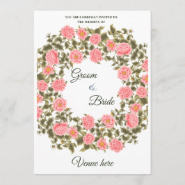 Convites Papelaria de casamento floral botânica caprichosa