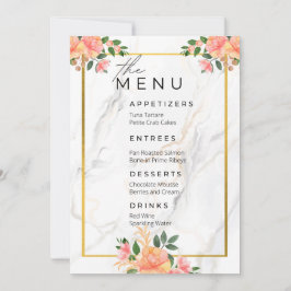 Convites Papelaria de Casamento: O Menu