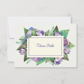 Convites Papelaria Personalizada Lavanda Azul