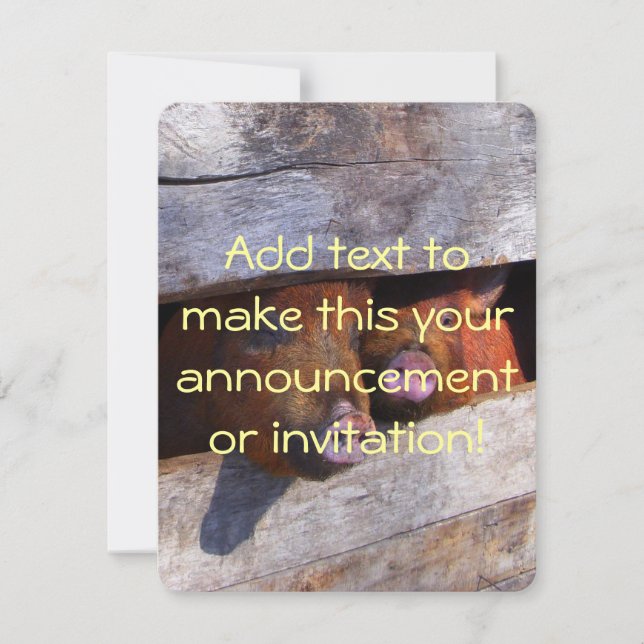 Convites Par Pir Par Pigões (Frente)