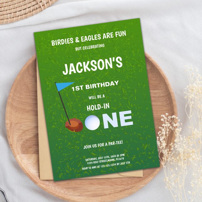 Convites Par-Tee De Golfe (Golf Par-Tee Invitations)