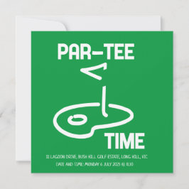 Convites Par-Tee Time White