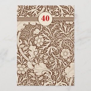 convites para 40º aniversário de casamento