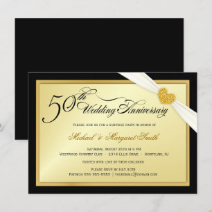 Convites para a Festa de Bodas de Ouro de 50 Anos
