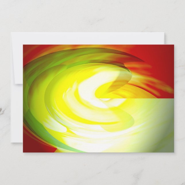 Convites para Abstrato de arte de computador (Frente)