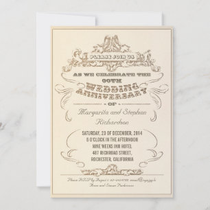 convites para aniversários antigos para tipografi