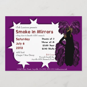 Convites para Apresentação de Arrastar Personaliza