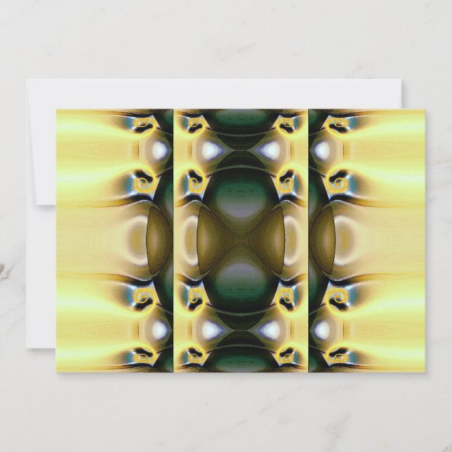 Convites para Arte Abstrato oriental (Frente)