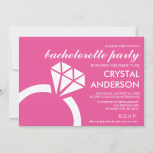 Convites para Bachelorette Casamentos