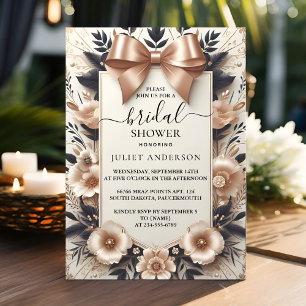 Convites Para Banners Arcos Satin Ribbon Cortando Chá de pa