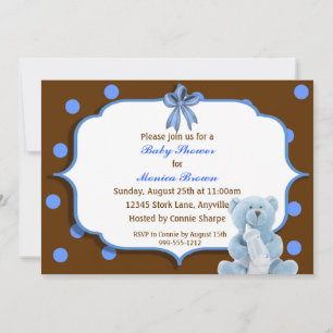 Convites para Bebê de Meninos Personalizados