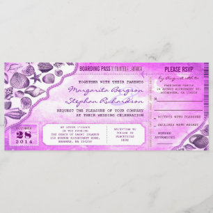 convites para bilhetes de casamento de destino náu