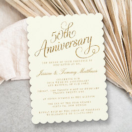 Convites para Bodas de Ouro de 50 Anos