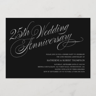 Convites para Bodas de Prata (25 anos)