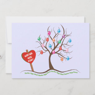 Convites para Caça de Ovos em Páscoa