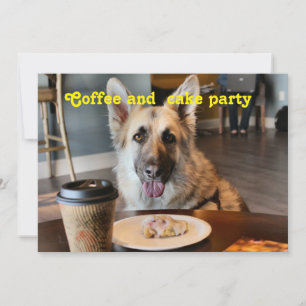 Convites para café em horário de lanche