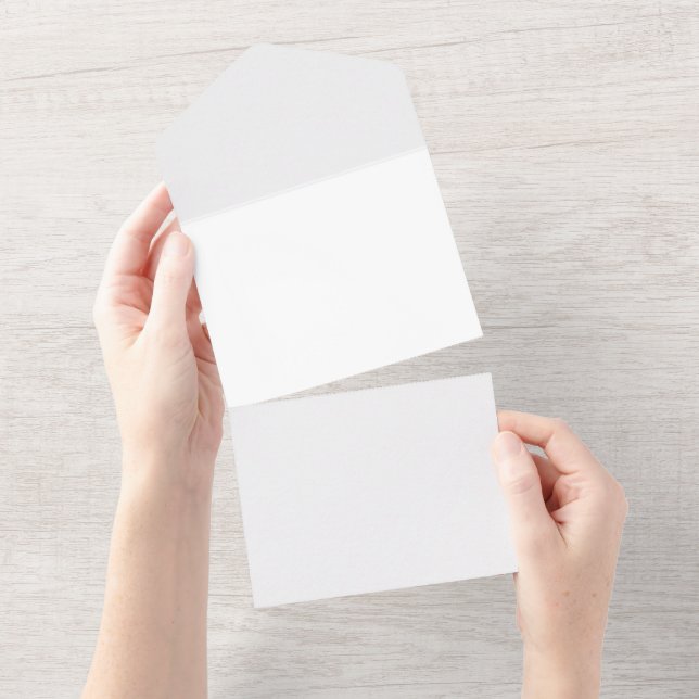Convites para Casamento All-in-One | RSVP. Logo. S (Tearaway)