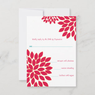 Convites para Casamento Clorítemo Floral Moderno