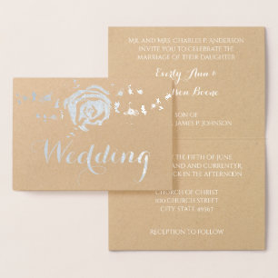 Convites para Casamento com Tipografia de Rosa Sil