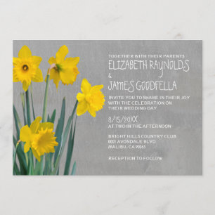 Convites para Casamento Daffodil