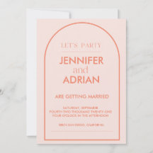 Convites para Casamento de Arch