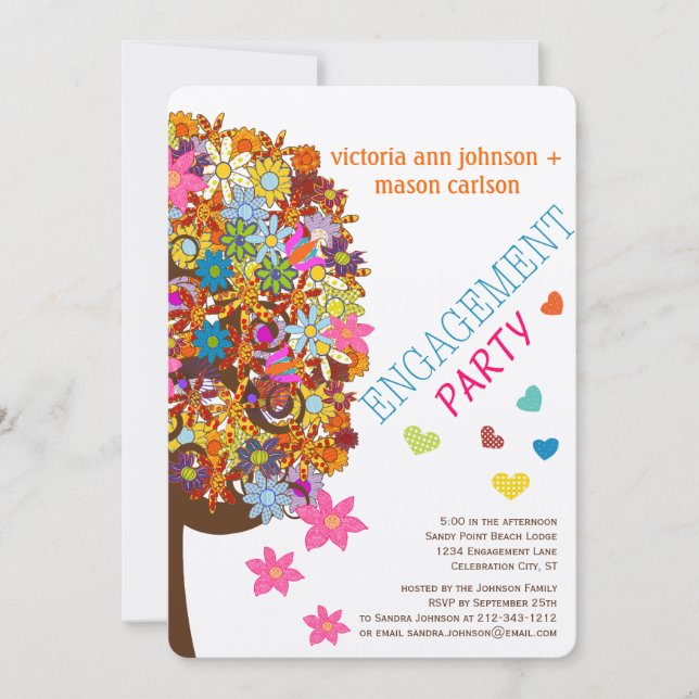 Convites para Casamento de Branqueamento do Lado d (Frente)