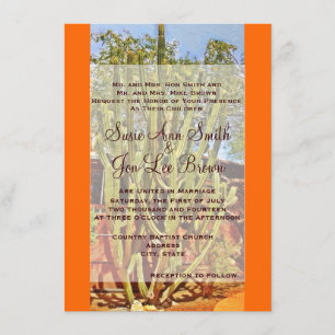 Convites para Casamento de Cactus no Sudoeste