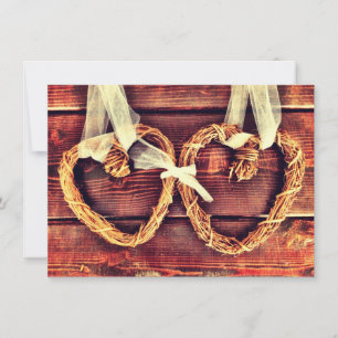 Convites para Casamento de Corações Ocidentais n