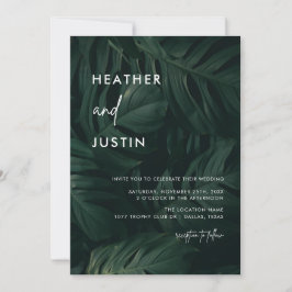 Convites para Casamento de Destino Tropical de Ver