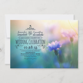 convites para casamento de flores silvestres român