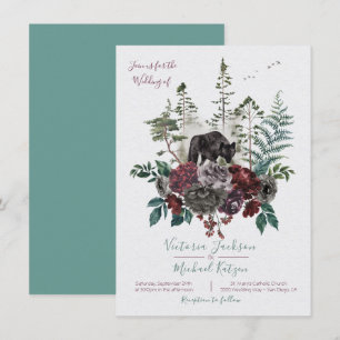 Convites para Casamento de Florestas de Woodland W