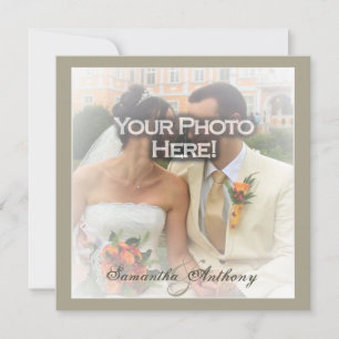 Convites para Casamento de Fotografias Congeladas