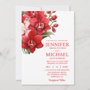 Convites para Casamento de inverno para Orquídeas