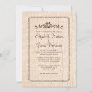 Convites para Casamento de Latidos da Árvore Naci