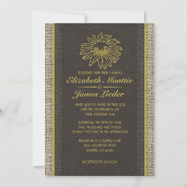 Convites para Casamento de Locais de Vintagem Pret (Frente)