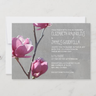 Convites para Casamento de Magnolias