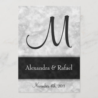 Convites para Casamento de Marble DIY