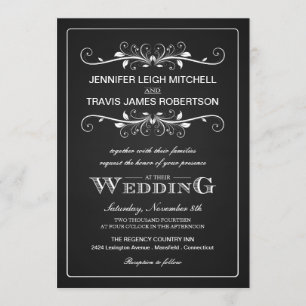 Convites para Casamento de Marcação de Quadro