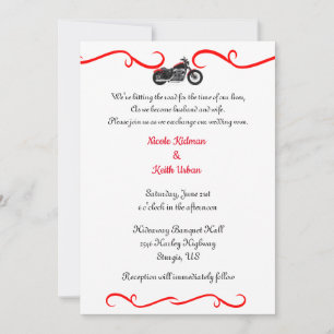 Convites para Casamento de Motocicletas