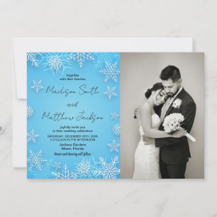 Convites para Casamento de Neves Azul com Fotograf