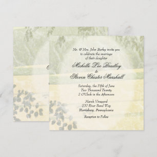 Convites para Casamento de Paisagem de Verão