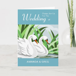 Convites para Casamento de Pares Brancos