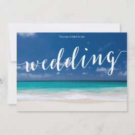 Convites para Casamento de Praia da Calliografia