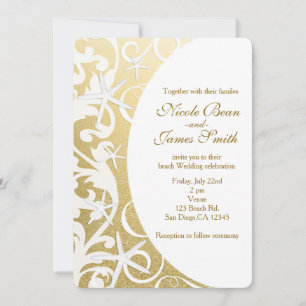 Convites para Casamento de Praia Dourada com Frigo