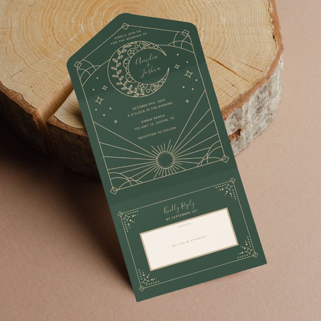Convites para Casamento de Stardust (Criador carregado)