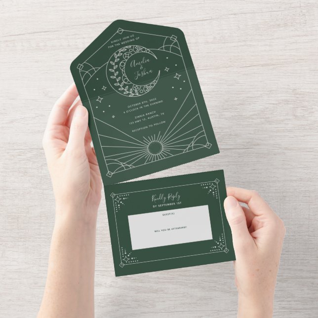 Convites para Casamento de Stardust (Tearaway)